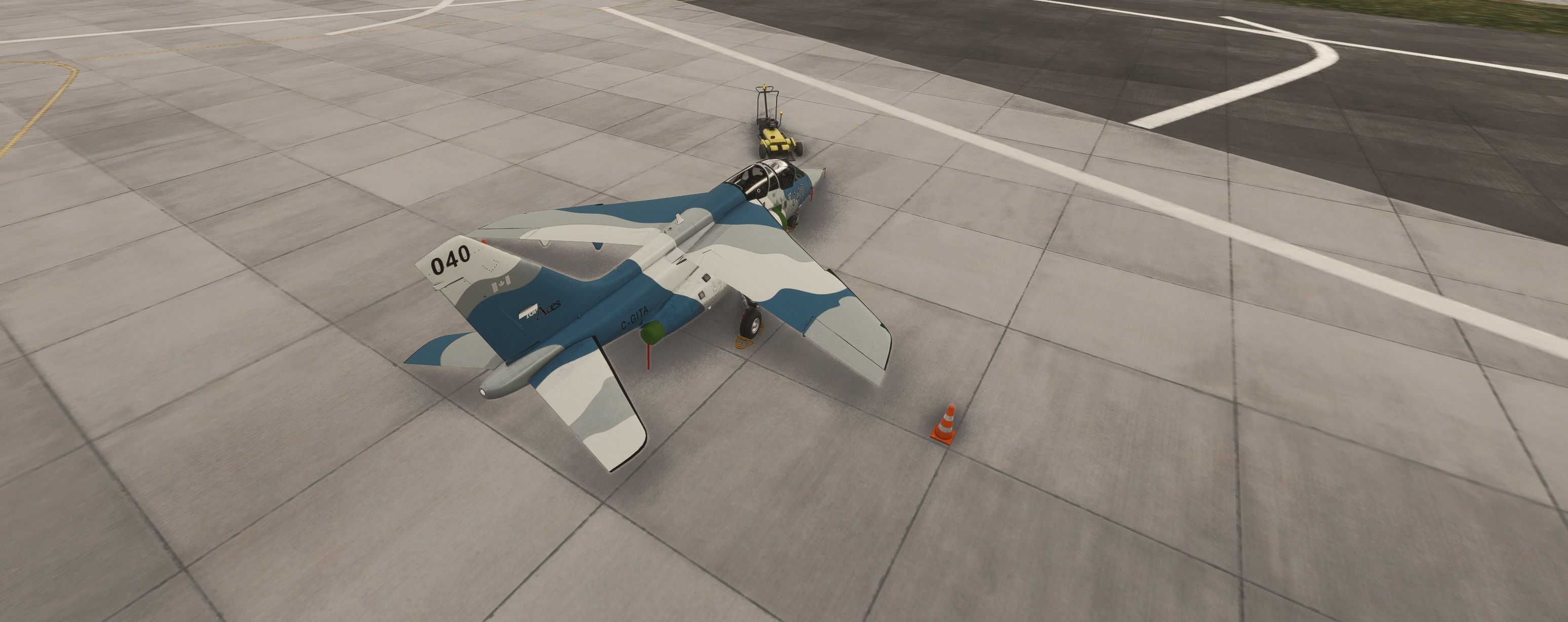 Virga Studio Preparing Native Alpha Jet for MSFS 2024 with New Pointed-Nose Variant