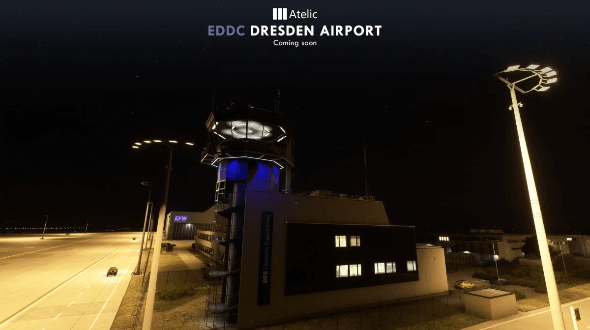 Atelic Announces Dresden Airport for MSFS with Detailed Terminal Interior