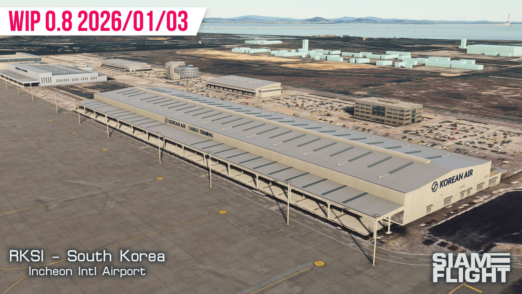 SiamFlight Previews Seoul Incheon International Airport for MSFS