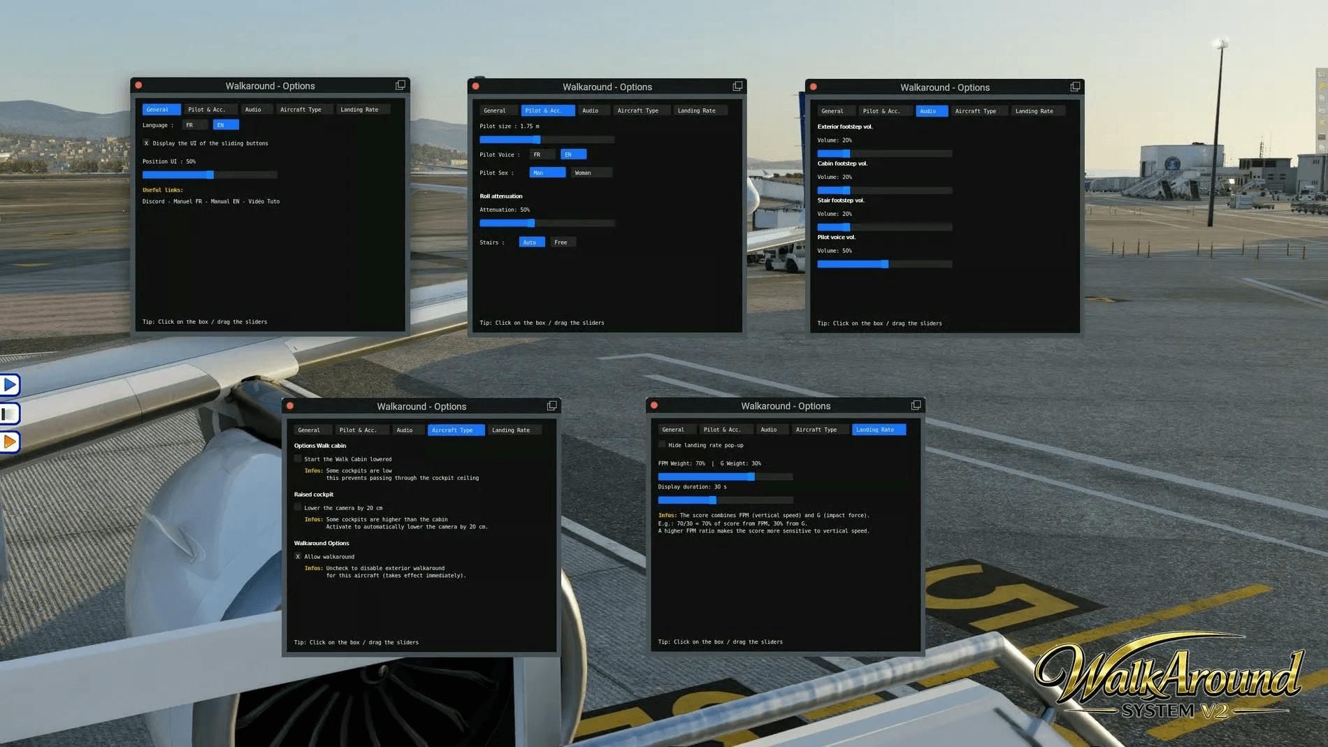 WalkAround v2 Released for X-Plane 11 and X-Plane 12