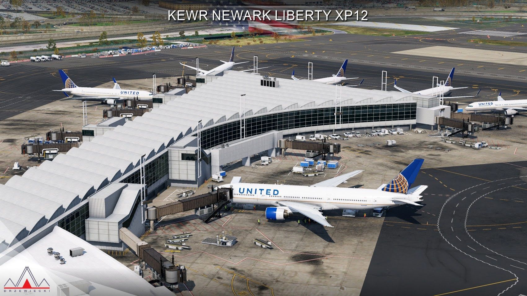 Drzewiecki Design Brings Newark Liberty to X-Plane 12
